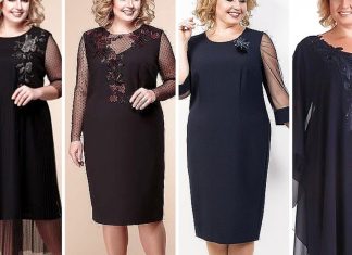 Rochii minunate cu maneci lungi pentru femei peste 50 de ani
