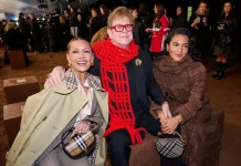 Elton John și Crema Culturii Britanice strălucesc la show-ul Burberry de la Săptămâna Modei din Londra